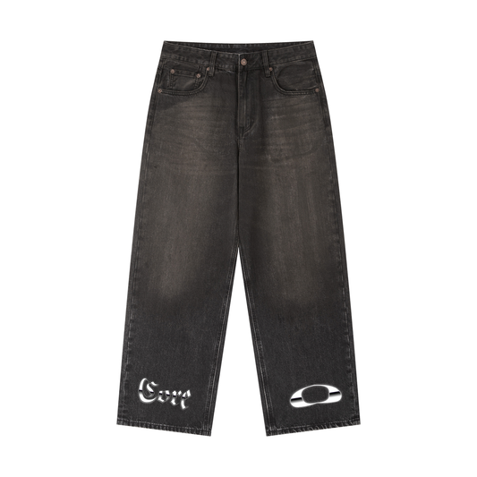 pants,jeans,denim,baggy,skeleton